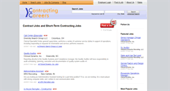 Desktop Screenshot of contractingcareers.com