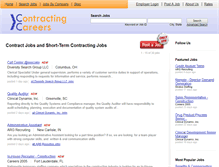 Tablet Screenshot of contractingcareers.com
